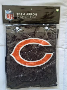 NFL Chicago Bears Schürze & Kochmütze Set - Offizielles Lizenzprodukt - Neu - Bild 1 von 3