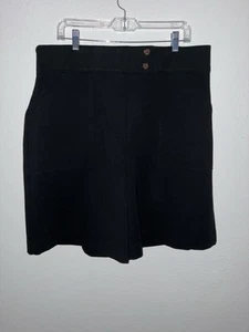 Pantalones Cortos Spanx Ponte The Perfect A Line Botón Tab 2XL Negros Bolsillos - Imagen 1 de 5