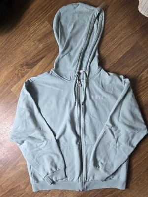 Sudadera con capucha Roxy cremallera completa para mujer S/P verde menta ropa de salón jersey talla 8 Foto 1 de 4