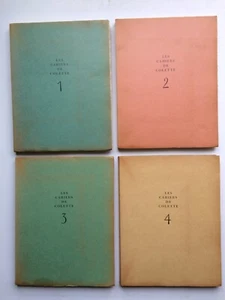 " Les Cahiers de COLETTE n° 1 à 4 " NUM. 1/150 et SIGNéS avec Eaux-Fortes, 1935 - Foto 1 di 4