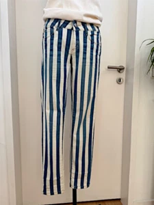 TOMMY HILFIGER Jeans, w29/32, blau/weiß gestreift, NEUWERTIG - Bild 1 von 6