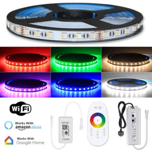 RGBW 4 Colores en 1 LED Chip 6M 7M 8M 9M 12M 15M 18M 20M WiFi Tira de Luz LED 12VV - Imagen 1 de 15