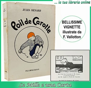 libro illustrato F. Vallotton POIL DE CAROTTE Pel di Carota Flammarion Renard 46 - Imagen 1 de 9
