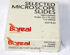 BOREAL 62510-01 DIAPOSITIVE PER MICROSCOPIO SIGILLATE IN FABBRICA - Foto 1 di 3