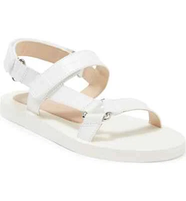 Stuart Weitzman White Croc Vail Sport Sandal Size 8 $225 NIB - Image 1 of 4