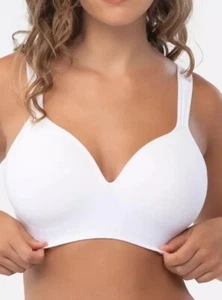 Underoutfit- 460 The Perfect Neckline Bra, size Small White - Picture 1 of 3