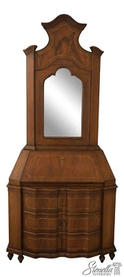 68256: BAKER Italian Continental Style Walnut Secretary Desk - Image 1 of 4