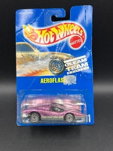 De colección Hot Wheels Aeroflash Rosa Ultra Hots 1992 Mainline Gleam Team #191 Preas - Imagen 1 de 3