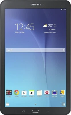 Samsung Galaxy Tab E Tablet 8GB T560 Metallic Black Wifi 9.6In Android Smart Tab - Image 1 of 4