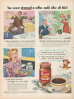 1947 Borsen's Instant Coffee Elise Cow Never Dreamed Could Offer all Print Ad