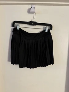 Pantalón corto mujer nuevo sin etiquetas "BP" negro, plisado, corto. Talla Med - Imagen 1 de 2