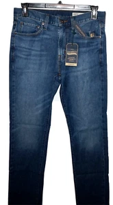 Cremieux Mens Premium Jeans 34x34 Straight Fit Stretch Denim Blue (#2) NWT - Picture 1 of 5