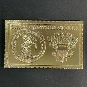 1795 LIBERTY NUMISTAMP Medal by Mort Reed Plated United States - Picture 1 of 3