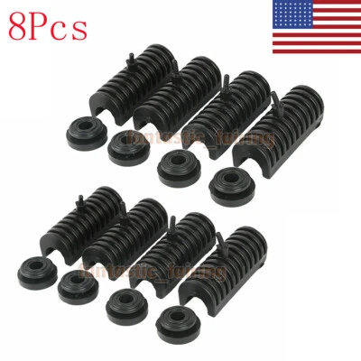 16x Hard Saddlebag Rubber Grommets Support Cushion For Harley Touring Road King Foto 1 de 4