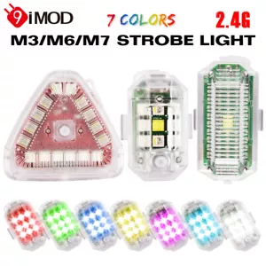 M3/M6/M7 Strobe Light Wireless Remote Control 7-Color Lighting Waterproof LED - Picture 1 of 31
