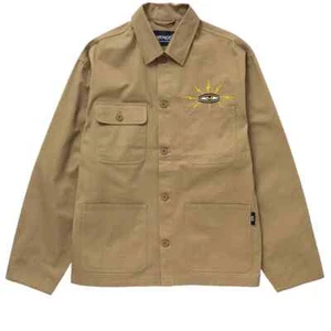 Toy Machine Lightning Eye Twill Work Jacket Large - Picture 1 of 1