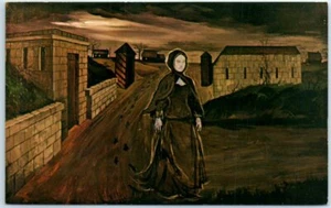 Postal - La Dama de Negro - Imagen 1 de 2