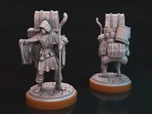 Unmatched sidekick Porter V2 miniature for Sinbad / Dark Merchant miniature - Imagen 1 de 4