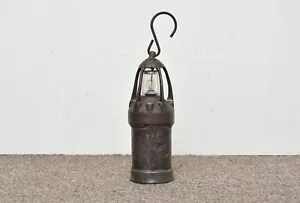 vintage brass/ steel miners lamp old European lamp cool piece - FREE DELIVERY - Picture 1 of 8