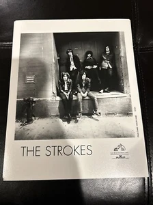 Original Press Photo The Strokes 8x10 RCA BMG Rare 2001 - Picture 1 of 8