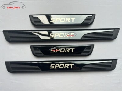 For Honda Accessories Car Door Scuff Sill Cover Panel Step Protector Trims 4PCS - Image 1 of 4