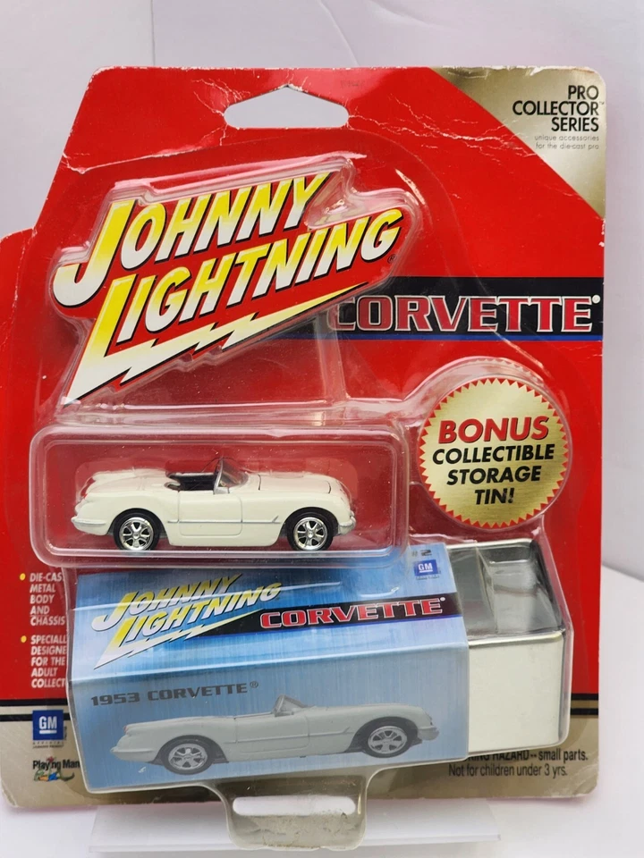 Corvette Johnny Lighting 1953 nuevo en caja con lata Foto 1 de 4