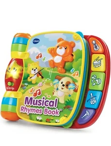 Vtech Baby Musical Rhymes Book Musical Toy 6 months + NEW - Picture 1 of 3