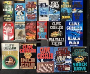 Complete Series Set DIRK PITT ADVENTURE 1-26 Clive Cussler Lot 27 - Picture 1 of 2