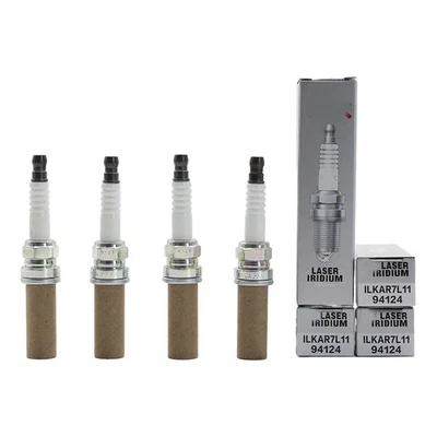 Set of 4 Laser Iridium Spark Plugs  For Mazda CX-5 2013-2015 ILKAR7L11 NGK 94124 - Image 1 of 4