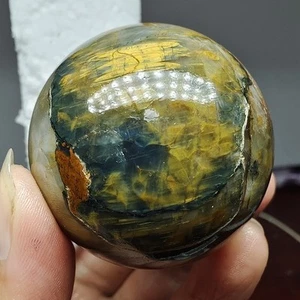 183g ¡GUAU! Bola de cristal de pietersita natural rara esfera de cuarzo curación - Imagen 1 de 15