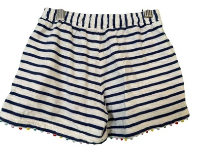 Шорты в полоску для девочек Boden с отделкой Pom-Pom 6 лет - Изображение 1 из 3