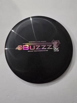 Discraft DGLO 40th Anniversary Edition Black Buzzz SS Tooled Wasp 177G+ 9/10 - Image 1 of 4