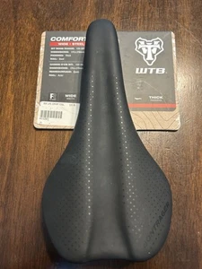 WTB Comfort Steel Extra Wide Saddle - Black - Picture 1 of 6