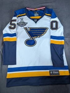 Fanatics Jordan Binnington St. Louis Blues White Breakaway Jersey Men’s X-SMALL - Picture 1 of 24