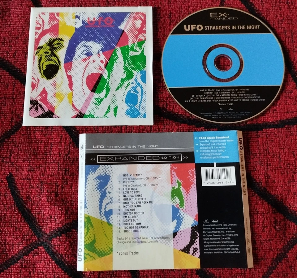 UFO ** Strangers In The Night ** 1999 USA REISSUE CD - Image 1 of 1