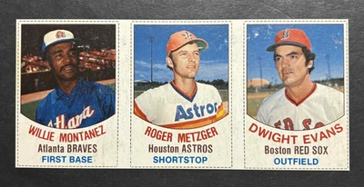 1977 Hostess Panels 19/20/21 MONTANEZ / ROGER METZGER / DWIGHT EVANS - LQQK - Image 1 of 2