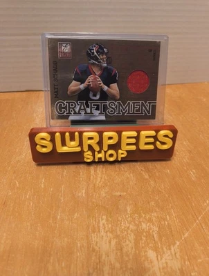 2011 Donruss Elite Craftsman Matt Schaub Houston Texans/299 Jersey Card  - Image 1 of 2