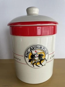 King Arthur Flour 7" Canister / Crock 1 qt. Jar w/ Lid - Picture 1 of 1