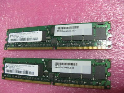Sun V20Z X9252A 370-6644 2GB mem kit ,(2 * 1GB ) Micron - Image 1 of 2