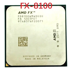 AMD FX-8100 Octa Core 2.8 GHz, 8MB Cache, Socket AM3+, 95W CPU Processor - Picture 1 of 4