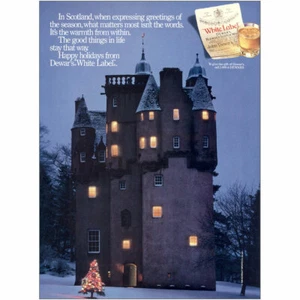 1988 Dewars White Label: Expressing Greetings Vintage Print Ad - Bild 1 von 1