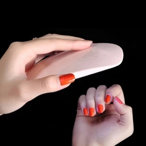 2pcs Portable Mini UV LED Nail Dryer Lamps Curing Light Fasting Gel Polish 6W - Picture 1 of 18