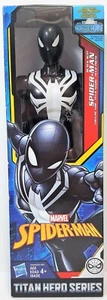 Black Suit Spider Man 12 inch Titan Hero Series Marvel Action Figure Hasbro - Picture 1 of 5