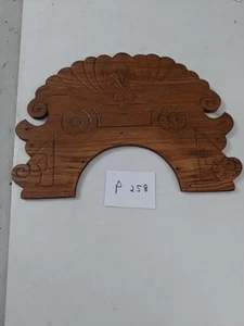 WATERBURY OROLOGIO DA SALOTTO FANTASIA STEMMA SUPERIORE IN LEGNO - Foto 1 di 4