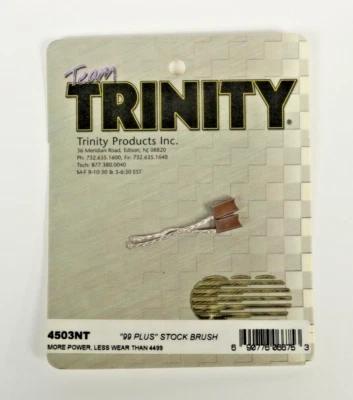 RC Team Trinity 4503NT "99 Plus" Serrated Stock Motor Brush Set, Upgrade to 4499 - Image 1 of 4