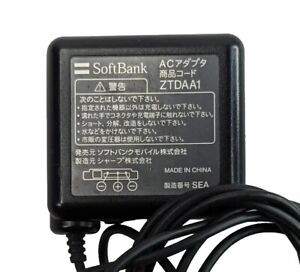 Genuine Original SoftBank ZTDAA1 AC Charger SHARP 007SH 902SH 903SH 920SH BK