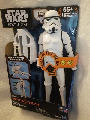 ☆INTERACTIVE & TALKING☆Interactech Imperial STORMTROOPER⭐Star Wars⭐65+ Phrases - Image 1 of 4