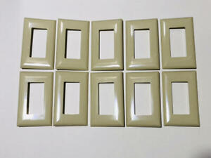 Quiet Switch Plate Covers Qty 10 Outlet Rocker Off White Beige Mobile Home Parts