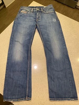 Diesel Men's Viker Distressed Button Fly Jeans 32x30 - Image 1 of 4