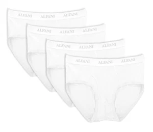 Alfani Men's 4 Pack Cotton Briefs Underwear TAGLESS WICKING White Large $40 - Picture 1 of 5
